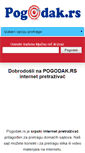 Mobile Screenshot of pogodak.rs