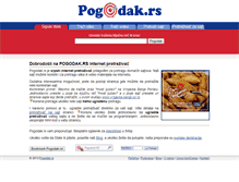 Tablet Screenshot of pogodak.rs